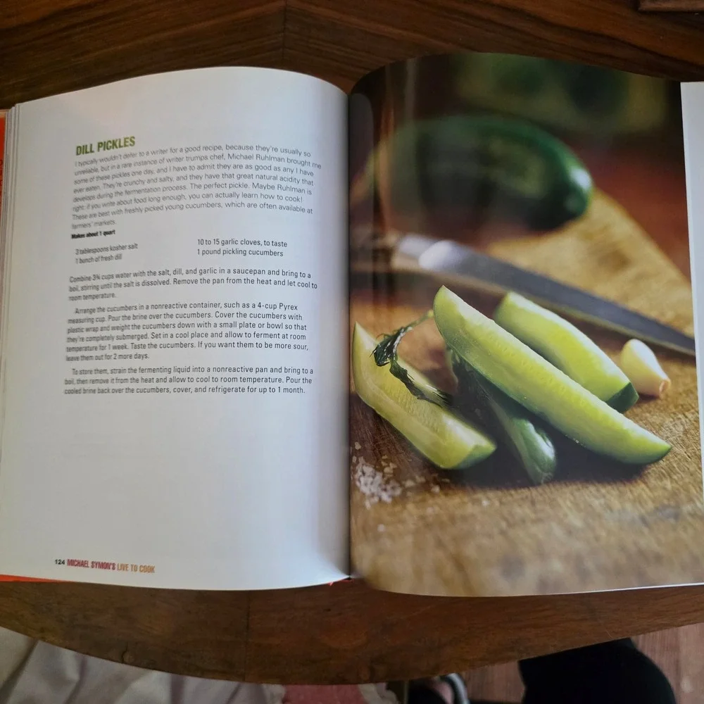 Michael Symon SIGNED Live‎ to Cook Hardcover First Edition Cookbook Iron Chef